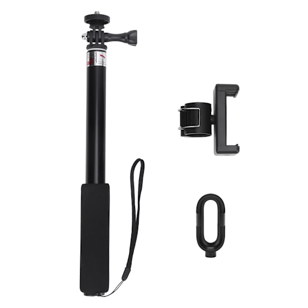 Actionkamera ramfodral Selfiestick med telefonklämma set för Insta360 Go2 tumkamera