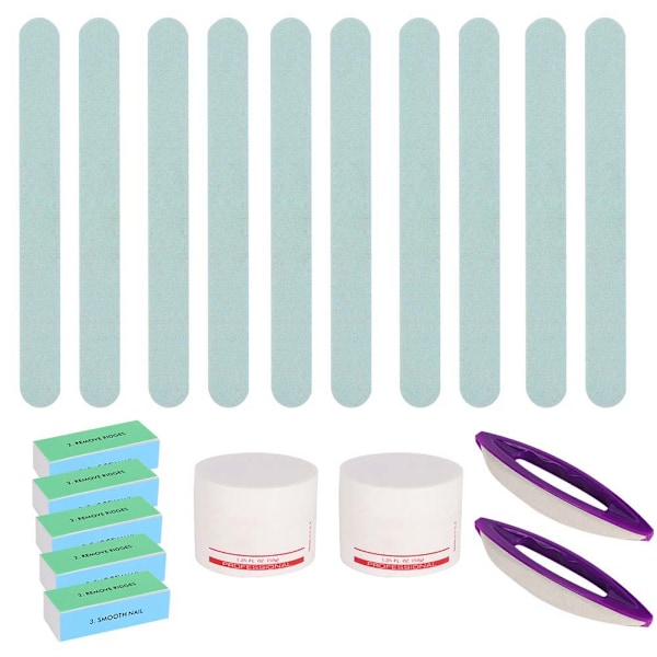 Professional Nail Polishing Bar Wax Brush Block Tool Kit Nail Art Manicure Tools AccessoriesNail Polishing Kit