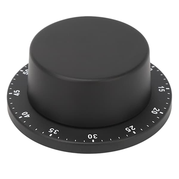 Mekanisk timer Nøjagtig stille tælling Høj alarmlyd Sort timing påmindelse til køkken madlavning studere motion