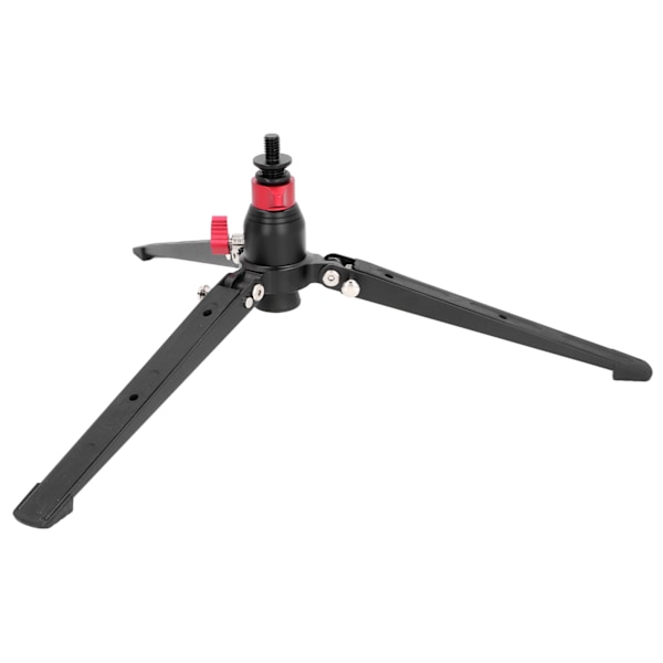 Mini Tripod Desktop Liten Tripod Aluminium Bordstativ Stativ Stativ 3/8 Tums Skruvhål Lastar Upp till 10 kg för DSLR-kamera Monopods