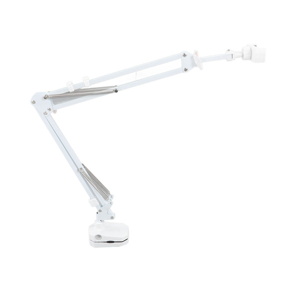 Mobiltelefon Lazy Holder Smartphone Mount Bracket Svanhalsklämma Stativ Flexibel Lång Arm Justerbar Vit