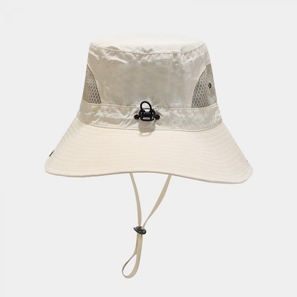 AVEKI UPF 50 Boonie solhatt – solskyddande hatt, fiskehatt, jakthatt, beige
