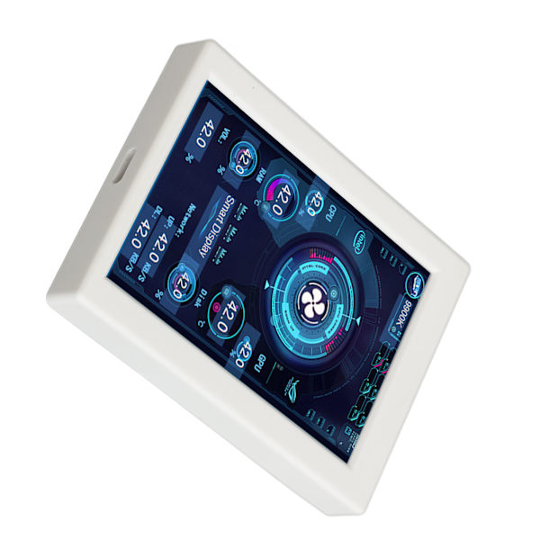 3,5 tommer IPS USB PC temperaturdisplay 360 graders roterbar AIDA64 computer CPU datamonitor