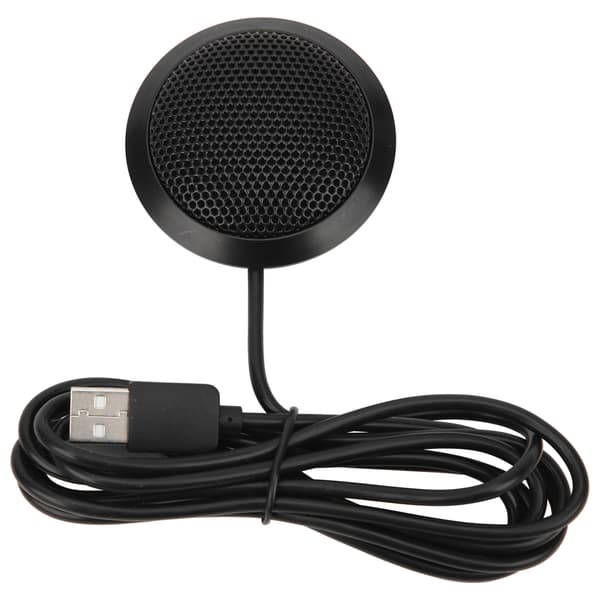USB-kondensatormikrofon, rundstrålende, til computerkonference, spil og sang