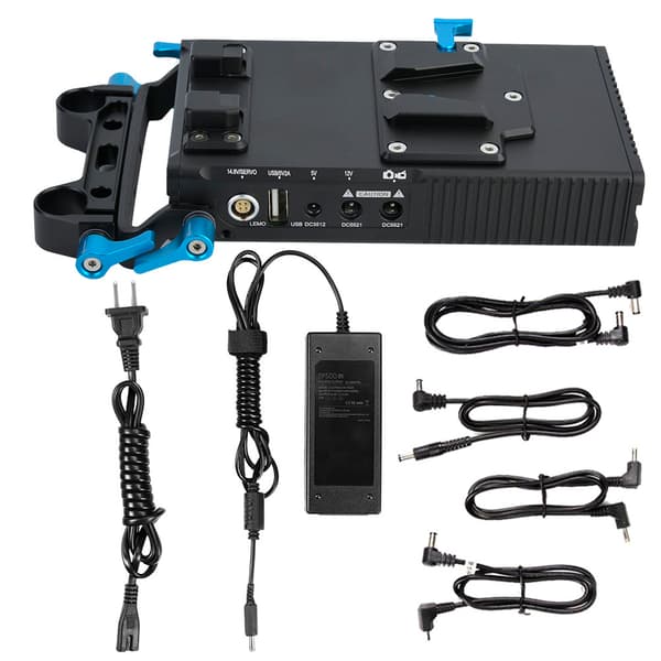 V-Mount Batteriplate Kamera Strømforsyningssystem For 5D2/3 A7 GH4/3 BMPC