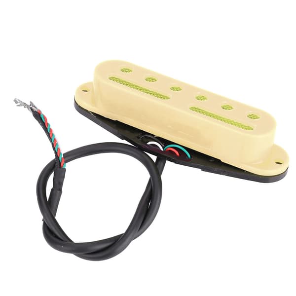 3 stk./sæt Single Coil Hals Mellem Bro SSS Pickup til ST Style Guitar (Beige)