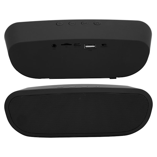 Langaton Bluetooth-kaiutin ABS IPX5 vedenkestävä puhelutoiminnolla ja sisäänrakennetulla akulla S9 (musta)
