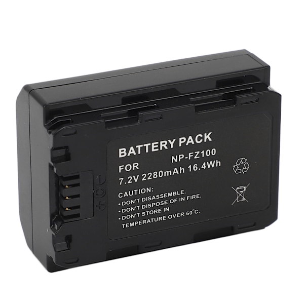 Digitalkamera Batteri ABS PC Laddningsbart Batteri 2280mAh PCM Batterier för FX3 A1 A9 A9 II A7R III A7R IV A7S III A7 III A7 IV A6600