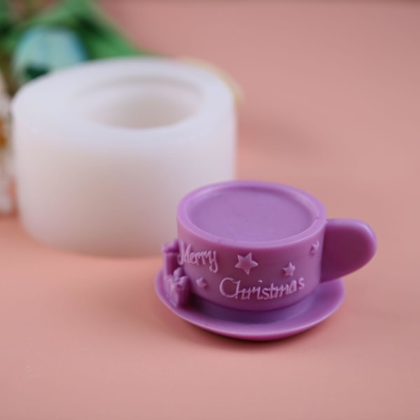 Julekop Resinform Juleform Kop Smykker Resin Casting Former Håndlavet Silikonform til Resinlysfremstilling Former Håndværk