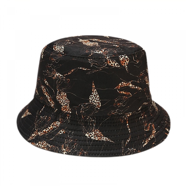 Söt Bucket Hat Beach Fisherman Hattar för kvinnor, vändbara dubbelsidiga unisex (HATB040)