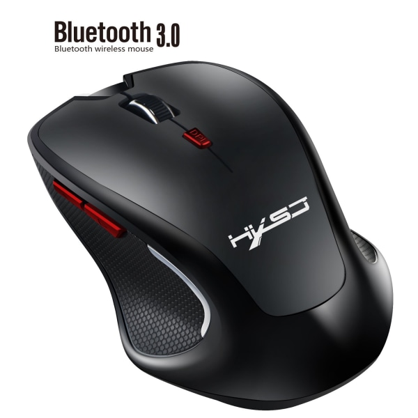Bluetooth 3.0 trådlös mus, kontorsmus 2400dpi spelmus för PC, dator, bärbar dator etc. - Perfekt för kontor och hem
