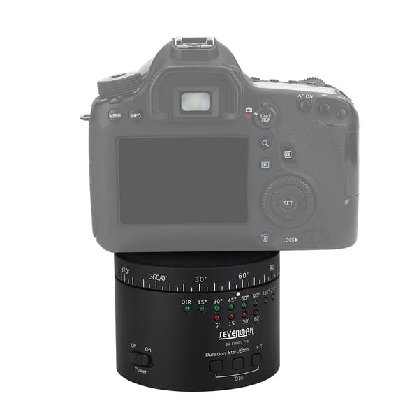 360 graders rotasjon elektronisk panorama Time Lapse stativ kulehode stabilisator for DSLR