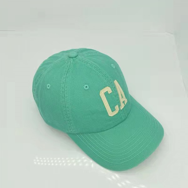 Dotpet Hat Broderet CA Bogstav Justerbar Baseball Cap Til Mænd Og Kvinder (Lysegrøn)