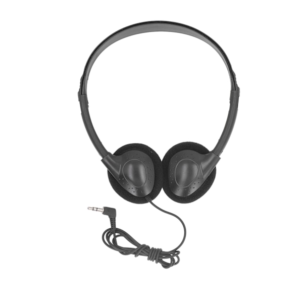 Klassrumshörlurar On Ear Trådbundna Stereoheadset med 3,5 mm Jack för Barn Vuxna Skola Bibliotek Flygplan Dator Laptop