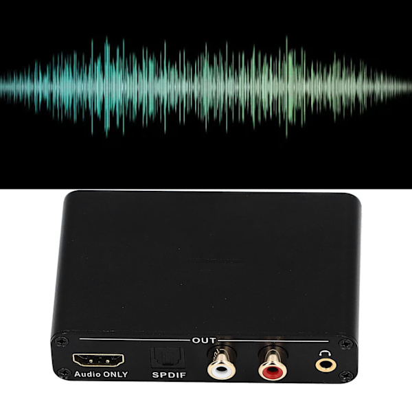 EARC lydkonverter ARC til RCA analog stereo High Definition Multimedia Interface Extractor