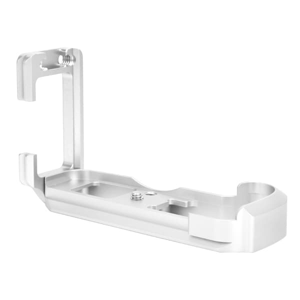 Aluminiumlegering L-forma Snabbkopplingsplatta för Canon EOS M50 Spegelreflexkamera (silver)