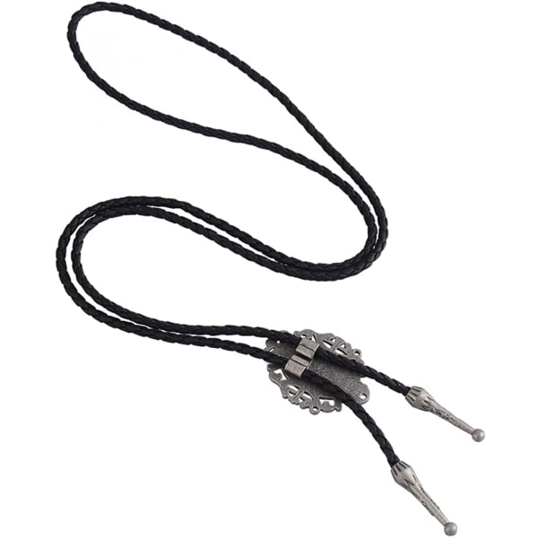 Native American Bolo Tie Rodeo Cowboy Läder Slips Western Halsband Kostymtillbehör för män, kvinnor