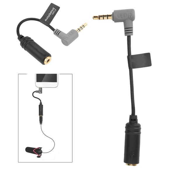 COMICA CVM-SPX TPE til TRS 3,5 mm til TRRS lydadapterkabel til iOS Huawei Samsung Smartphones Tablets PC