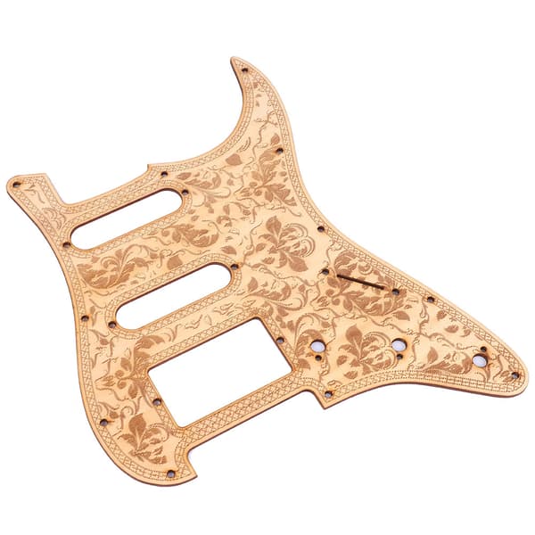 SSH Elektrisk Gitarr Guard Trä Pickguard Reparationsdelar Instrument Tillbehör Passar ST Gitarr