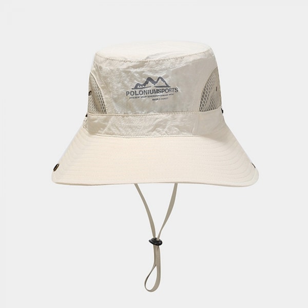 AVEKI UPF 50 Boonie solhatt – solskyddande hatt, fiskehatt, jakthatt, beige