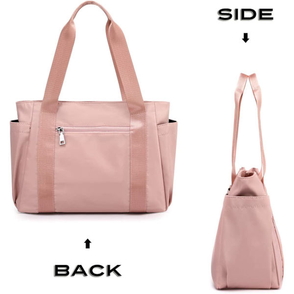 PlasMaller Resväska Handbagage Packbar Resväska Reseutrustning Sport Gym Väskor Lätt Tote Axelväska (Rosa)