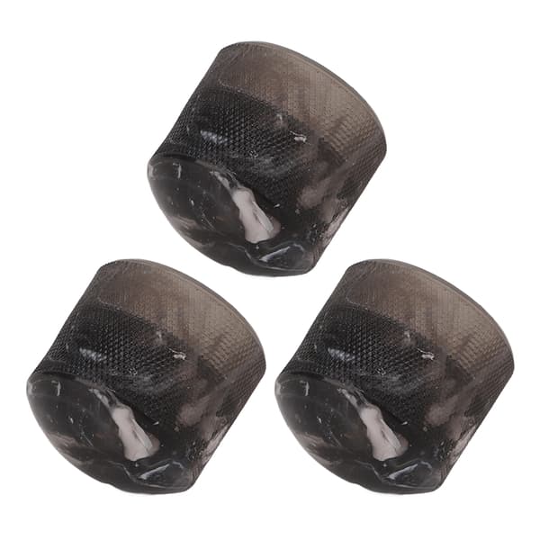 3 st elektrisk gitarrknopp sträng potentiometer regulator instrument tillbehör set kit svart