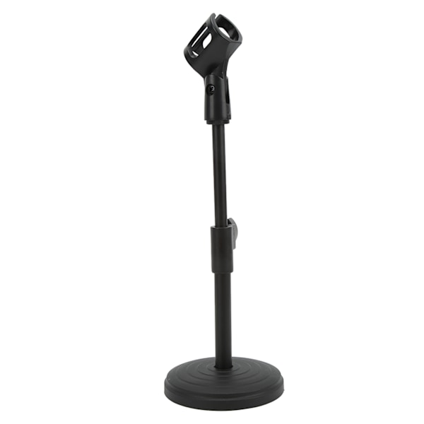 Desktop Metal Tripod Fällbar Mikrofonstativ Justerbar Vinkel Disc Mikrofonfäste Hållare Stativ