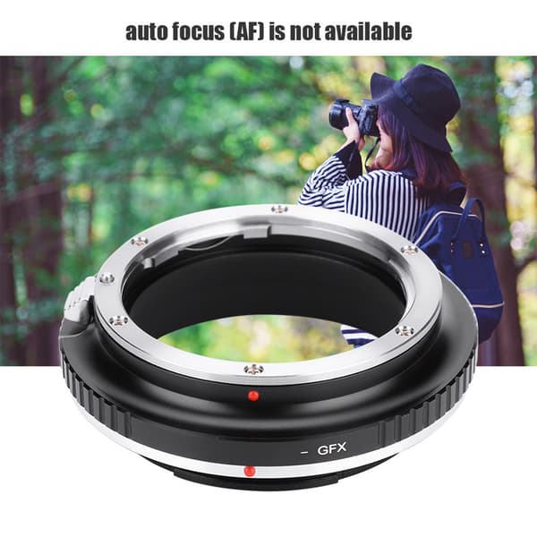 K&F Concept EOS-GFX objektivadapterring til Canon EF-fatning til Fujifilm GFX Full Frame-kamera