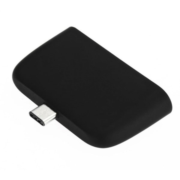 Ny USB3.1 typ-c HUB+TF SD mobiltelefon ype-c otg kortläsare Svart