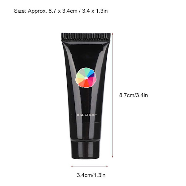 Kvinners temperaturforandrende neglelakk UV-gel, gradientfarge, forlengelse av negler, lim, kunstnegl (04)