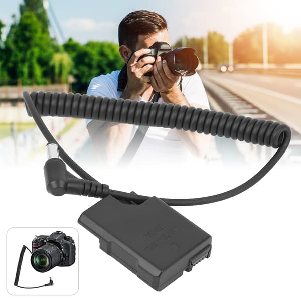 DC til ENEL14 Full dekoder dummybatteri for Nikon D3400/D5200/D7100/D5100 kamera