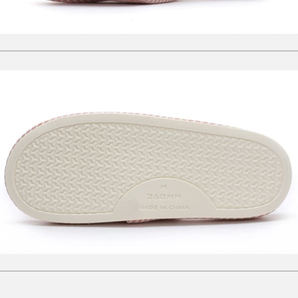 Hjemmesko til kvinder med åben tå, bløde slip-on hjemmesko til indendørs komfort (6.5-7.5)