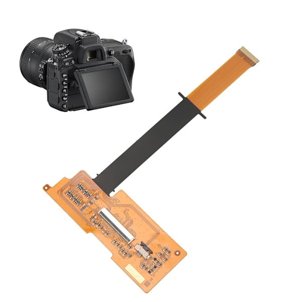 Kamera LCD Flex Kabel FPC Exakt Kamera LCD Anslutningskabel för NIKON D750 Reparationsdel