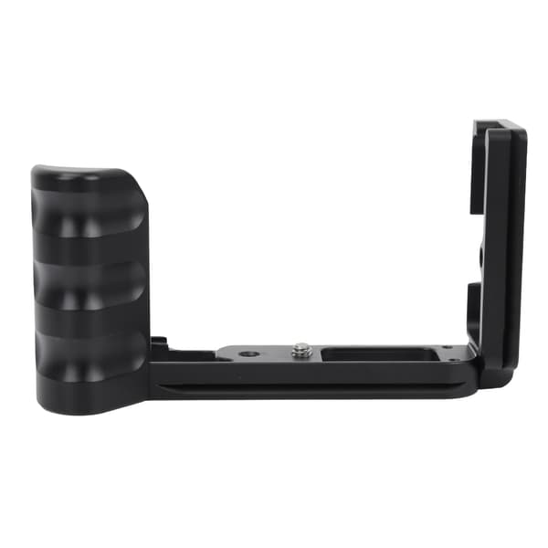 Holdbar sort L-formet kamerabeslag Quick Release lodret greb til FUJIFILM X T3