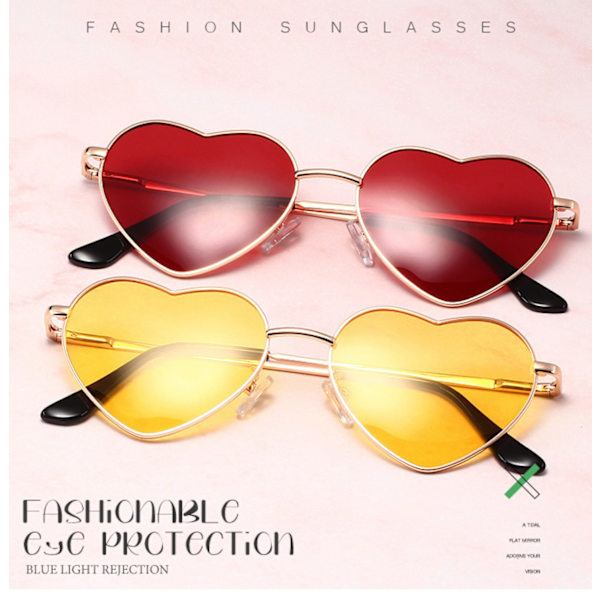 Solbriller for kvinner trendy Oversized Fashion Designer Style Gradient UV400 Linse Metallramme