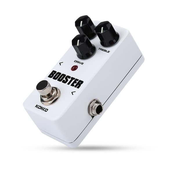 KOKKO FBS2 Mini Booster 2 Band EQ Gitarr Effekt Pedal Gitarr Tillbehör