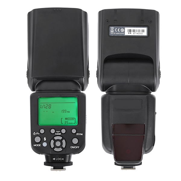 TRIOPO TR-982II TTL 1/8000 Trådlös Master Slave Flash Speedlite för Canon För Nikon SLR-kamera