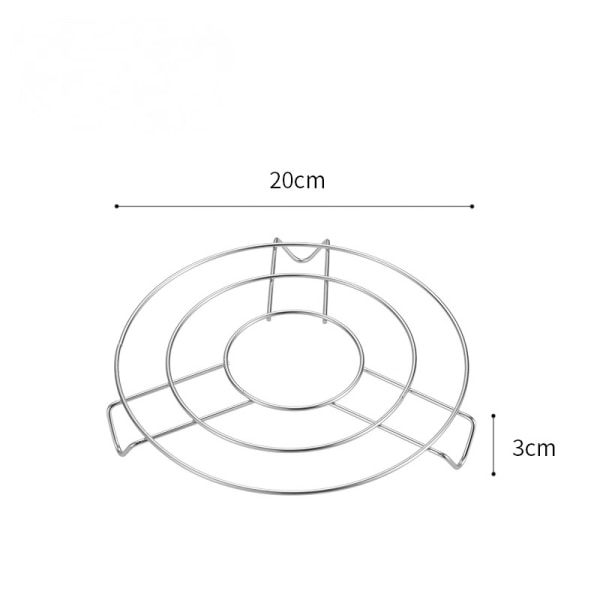 Rostfritt stål ångställ för Instant Pot matlagningsunderlägg ställhållare äggångare korg underlägg matställ luftfritösställ