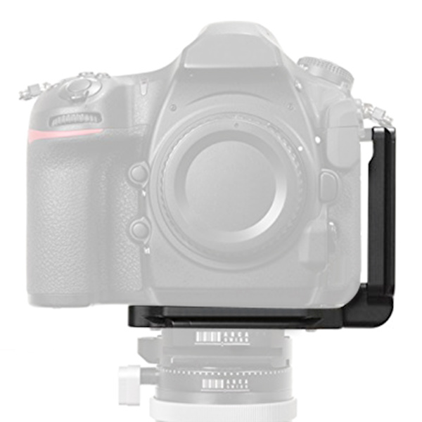 Metall snabbkoppling L-platta fäste handgreppshållare för Nikon D850 kamera