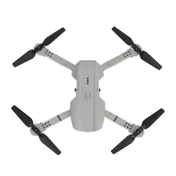RC Drone 4k Dubbelkamera Quadcopter Wifi Fällbar Fjärrkontroll Quadcopter 3 Vägs Hindrande Undvikande Höjdhåll Leksaker Gåvor för Pojkar Flickor Grå