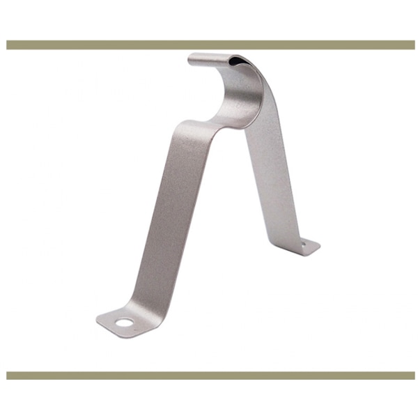 3PCS Enkla Gardinstångsfästen Aluminiumlegering Enstaka Spår Styrstångsstöd Fönsterstångshållare för Heminredning (Silver)