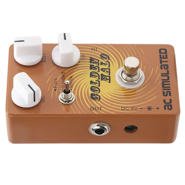 AC Analog Pedal Elektrisk Gitar Effektdeler 3 Moduser Musikkinstrument Tilbehør