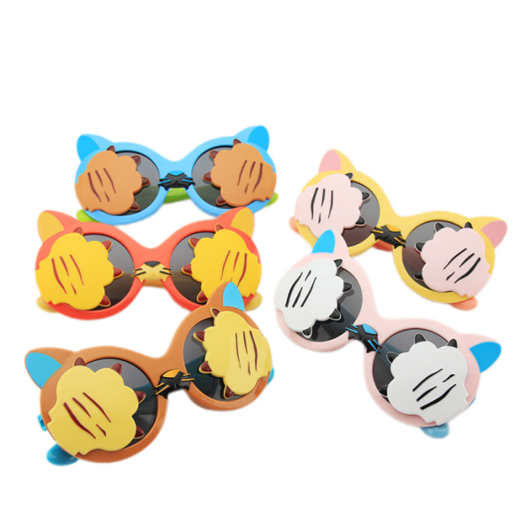 Tiger Design Solglasögon Polariserade solglasögon för barn Lovely Eye Wear Festmaterial gynnar Glasögon Polarized Goggle för 3-12 år Barn (C6)
