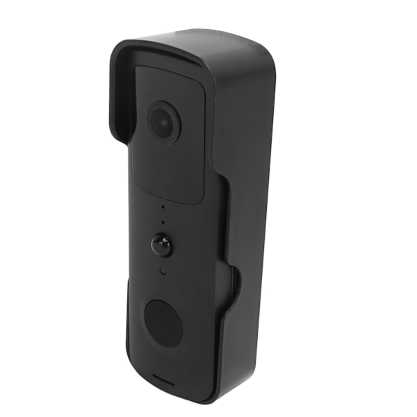 1080P Wifi Smart Trådlös Video Dörrklocka Låg Energiförbrukning Röst Intercom Övervakning Dörrklocka Svart
