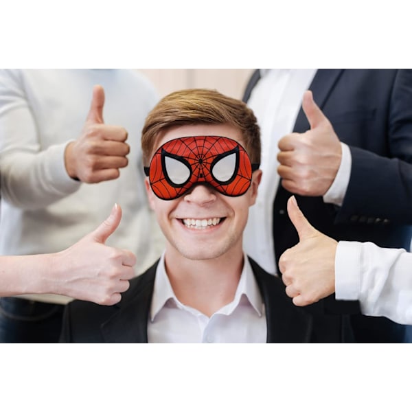 Siden Sovmask, 1PACK Barn Ögonmask med Justerbar Huvudrem för Sömn Pojkar Kvinnor Män Resa Festtillbehör...