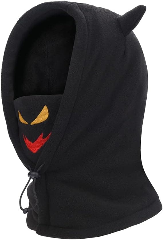 Barnens vintervarma ridhatt Balaclavahatt Pulloverhatt Tjockad polarfleece kall hatt