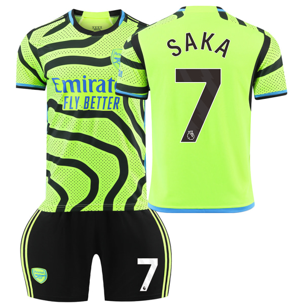 2324 Arsenal udebane grøn trøjesæt No.7 SAKA XXL