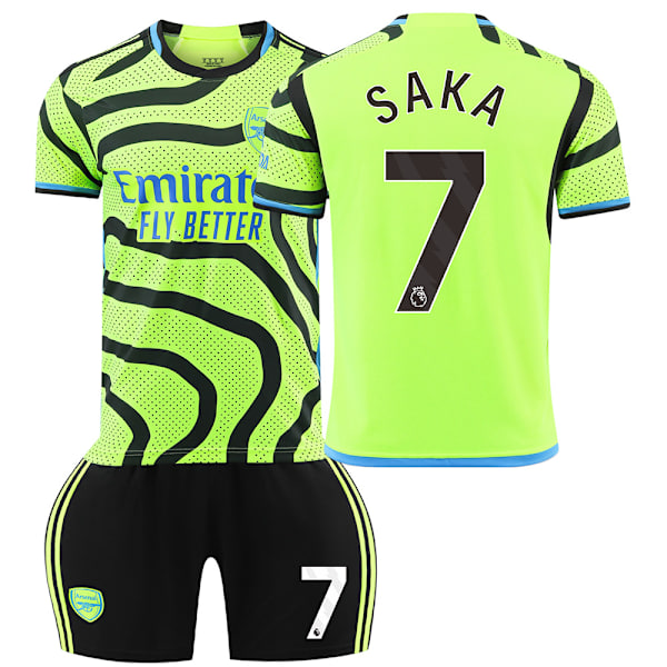 2324 Arsenal vieraspeli vihreä pelipaita setti No.7 SAKA M