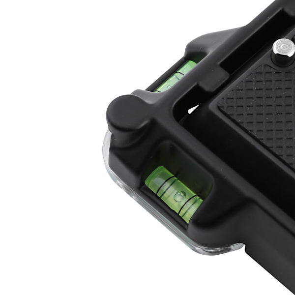 QR40 Snabbfäste Adapter Tvåvägs Nivå Stativklämma Adapter Med Två Dubbla Säkerhetsknappar