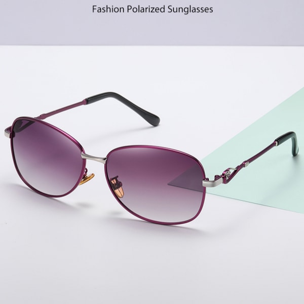 Dame Oversized Polariseret Solbriller Damer Store Nuancer Klassiske Solbriller